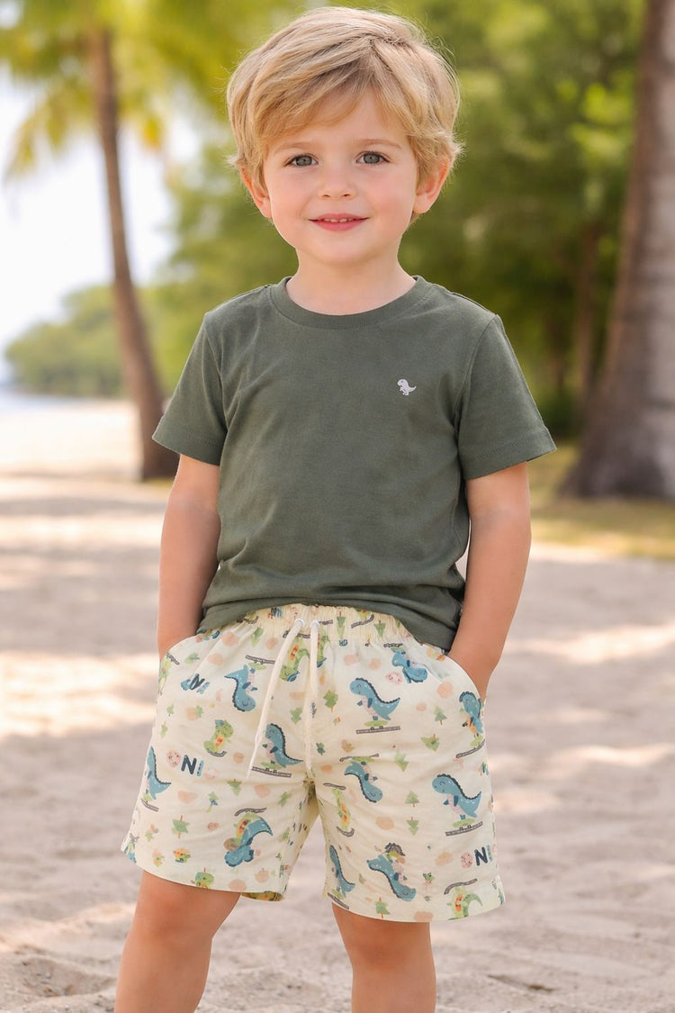 Conjunto camiseta 100% algodão + short tactel com elastano premium